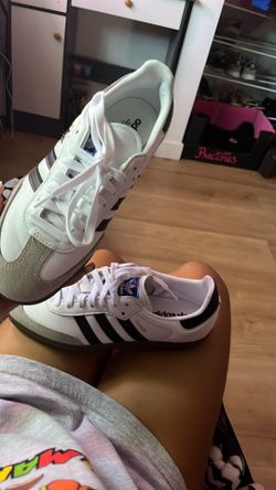 Adidas Samba OG Sneakers - White / Core Black / Gum -Size 6.5 1/2