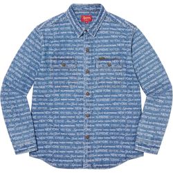 Supreme Jacquard Denim Shirt / Jacket 