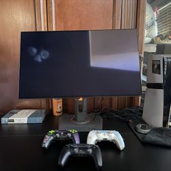 PS5 Pro With Gaming Monitor