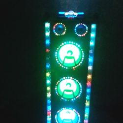 Bluetooth Speaker With Lights Equalizer 5-ft Speaker