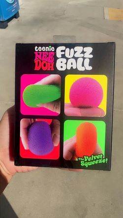 Teenie Nee Doh Fuzz Ball 4-Pack