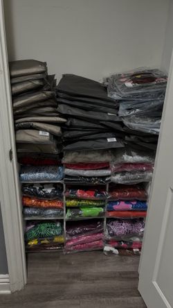 Essential shorts, Bape tees, and spider hoodies…
