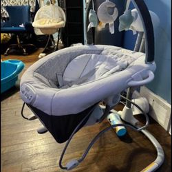 Graco Soothe 'n Sway LX Swing with Portable Bouncer, Modern Cottage Collection