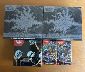 Pokemon Center Pitch Black ETB BOOST BOX BUNDLE