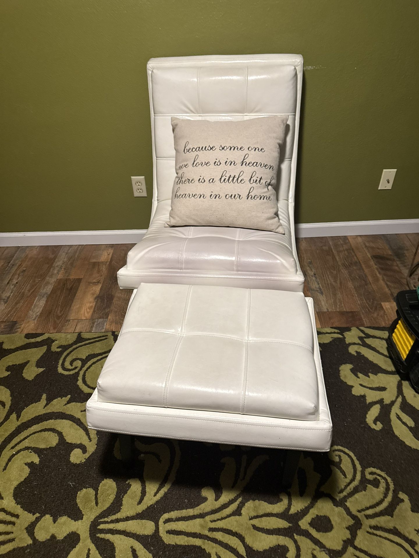 Chair and Ottoman 