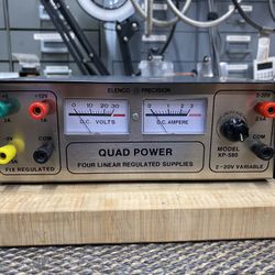 xp 580 elenco precision quad power four linear regulated supplies