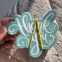 50 Pc Teal Thank You Cards 