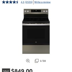 GE Electric Range 50% Off 