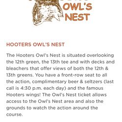 Valspar Tickets Owls Nest w Parking.