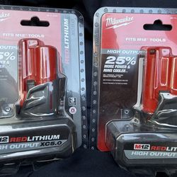 Milwalkie M 12 batteries