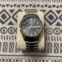 Blue Face Timex Watch 