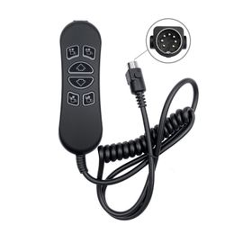 6 Button 7 Pin Remote Controller Replacement Hand Wand for Power Recliner
