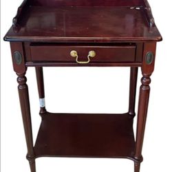 Mid 20th Century Vintage Bombay Company Faux Bamboo Accent table