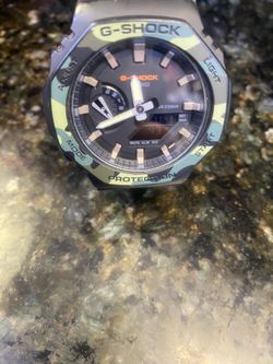 Casio G-SHOCK GA-2100SU Black Resin Quartz Analog Digital 200m Men's Watch
