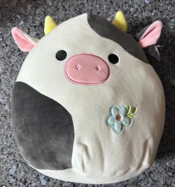 11” Connor the Cow Squishmallow Stuffed Plush