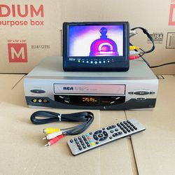 RCA VR651HF VCR Player Recorder Accu-Search 4 Head VCR Plus+ with Remote Control Tested. Comes with free programmed universal remote control. Fully Te