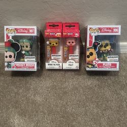 Disney Christmas Funko Pop Amazon Set Boxed 
