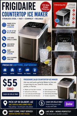 🧊 Frigidaire Countertop Ice Maker – Like New! – $55 OBO