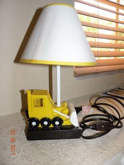 TRACTOR LAMP ! Two different lights! Great for child's room!!