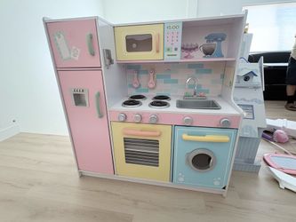 KidKraft Pastel Wooden Play Kitchen