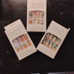 three set manicure nails