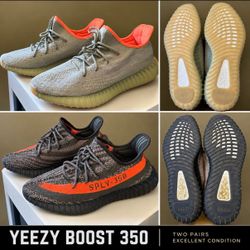 Adidas Yeezy Boost 350 – Two Pairs