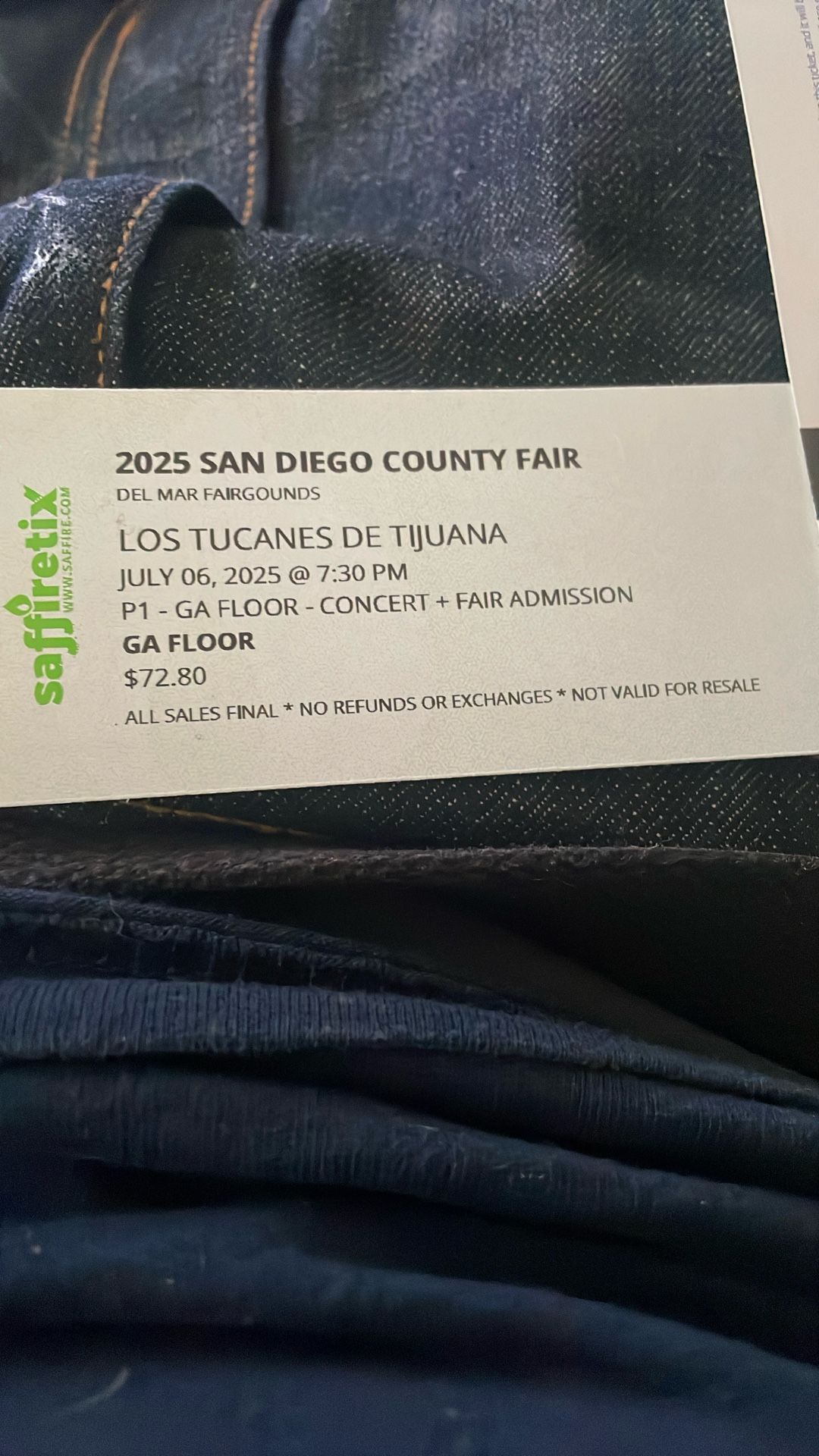 LOS TUCANES DE TJUNNA DEL ME MAR FAIR GA FLOOR