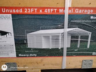 New unused excellent condition garage building