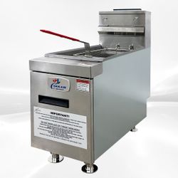NSF Food truck propane Gas Countertop Fryer LP CTF-2