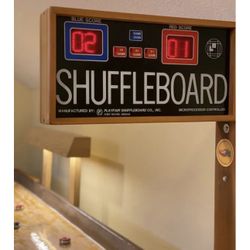 FULL SIZE REGULATION SHUFFLEBOARD -