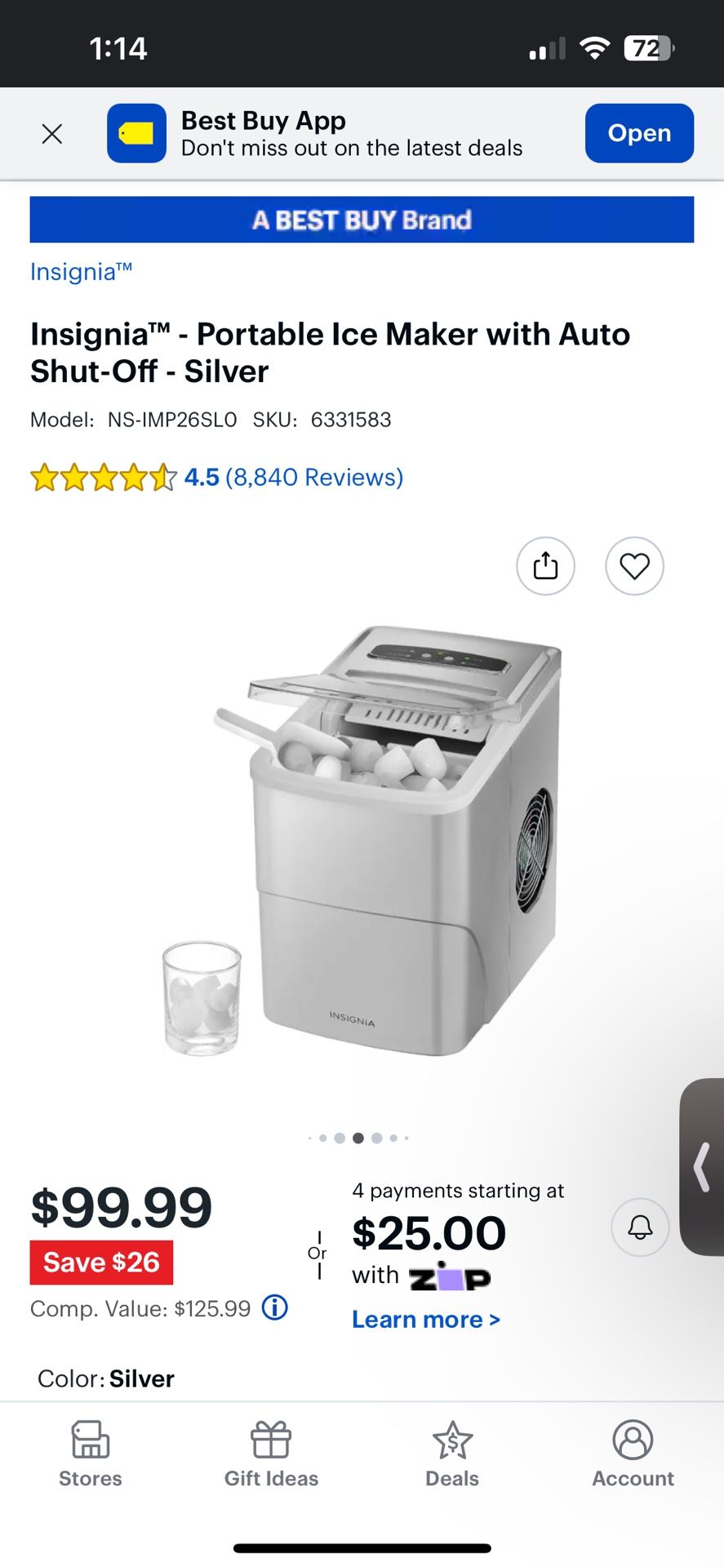 Insignia Portable Ice Maker