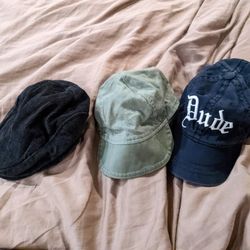 3 Baby Hats: 3-9 & 6-12 Months