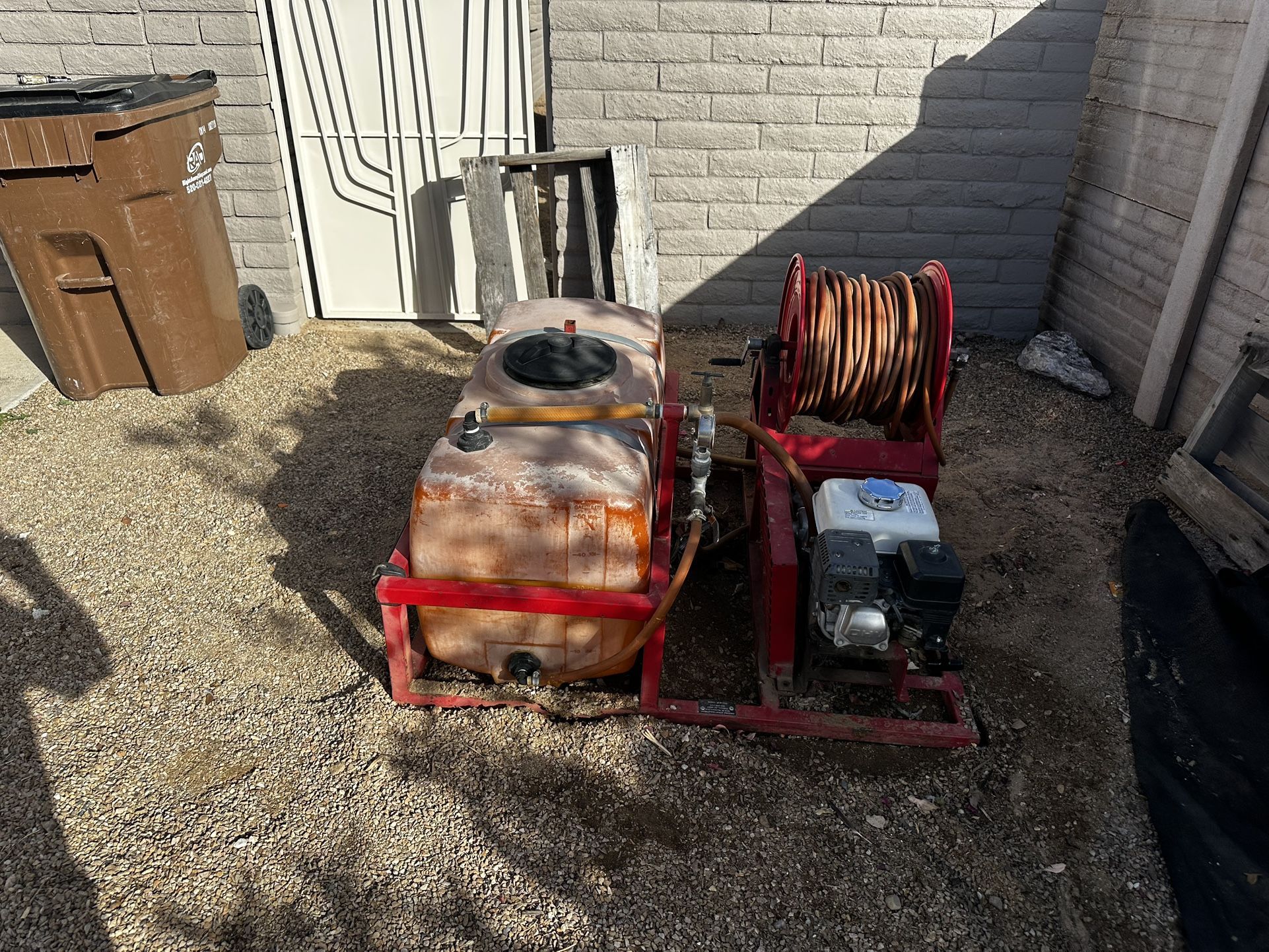 50 Gal. Gas Low Profile Skid Sprayer