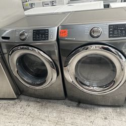 Samsung Set Washer And Gas Dryer