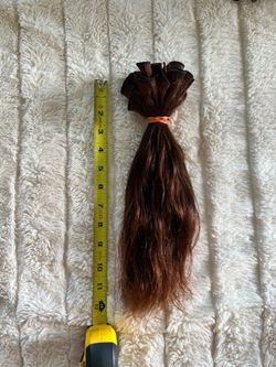 12-Inch Auburn Hair Extension Wefts