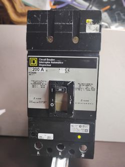 Square D 200A breaker 480V