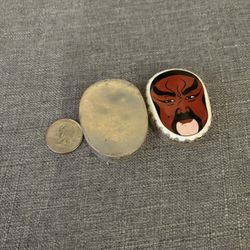 Snuff /Pill Box With Silver 