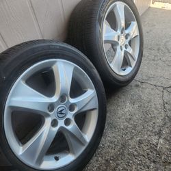 2 yantas Con Rines Sais  16. Para  Honda 