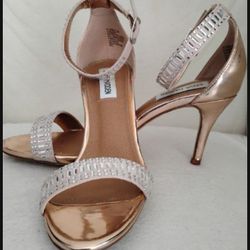 High heeled sandals, 2 pairs for 25