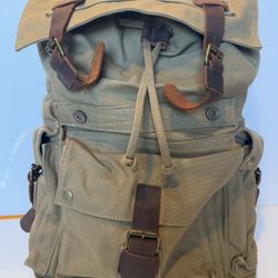 Men Large Capacity Package Outdoor Travel Hiking Bag Retro Leisure Backpack