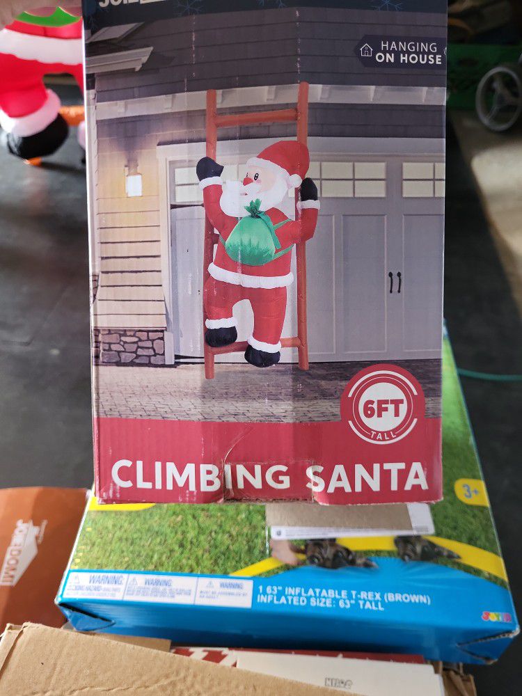 Climbing Santa Inflatable