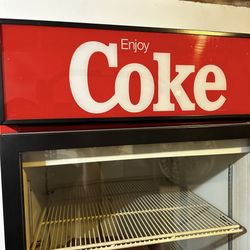 Coke Fridge Rare 1985