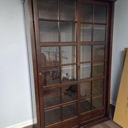 Pottery Barn Garrett Glass Cabinet 