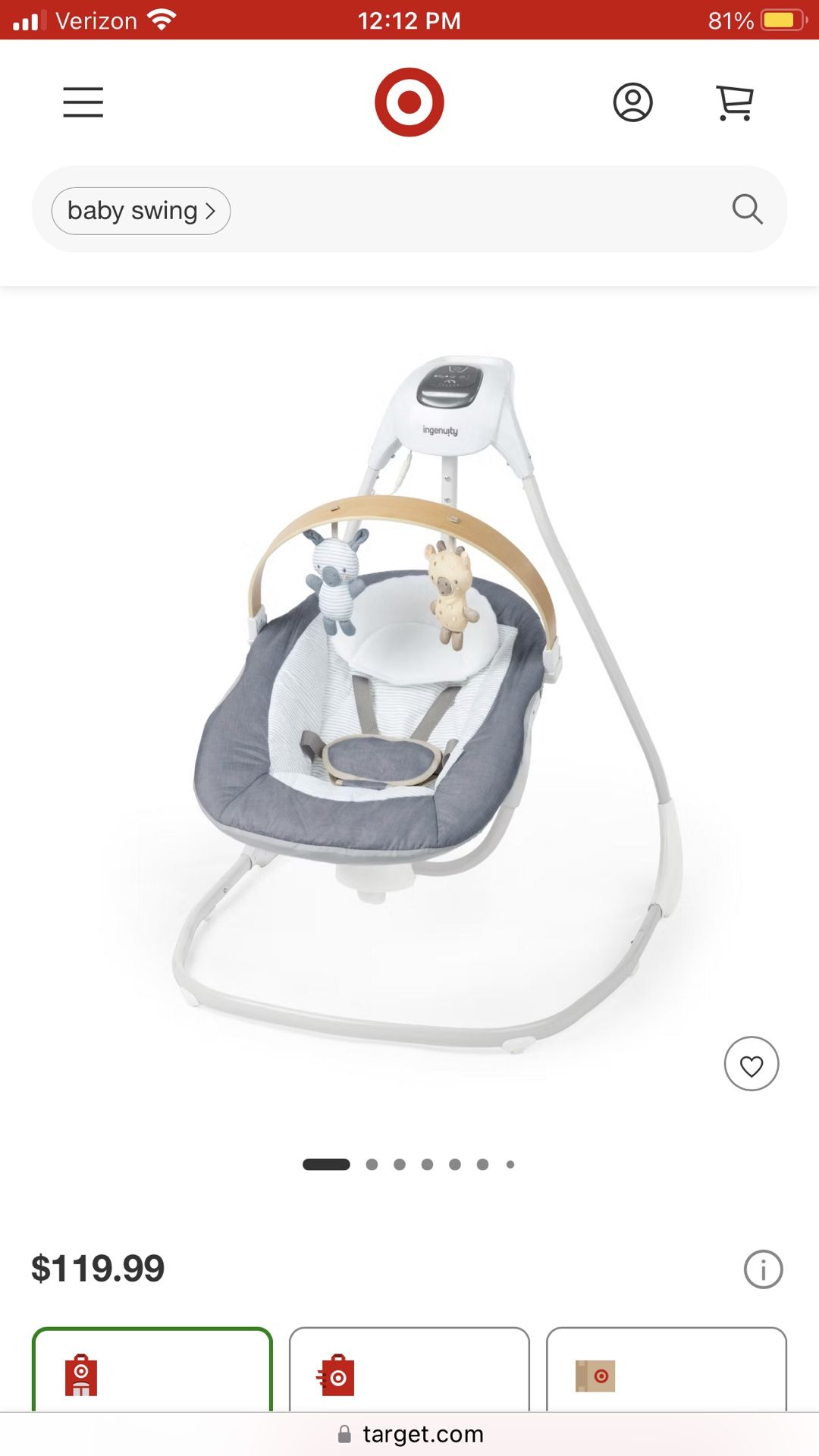 Baby Swing Ingenuity