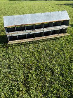 Galvanized Metal Chicken Nesting Box