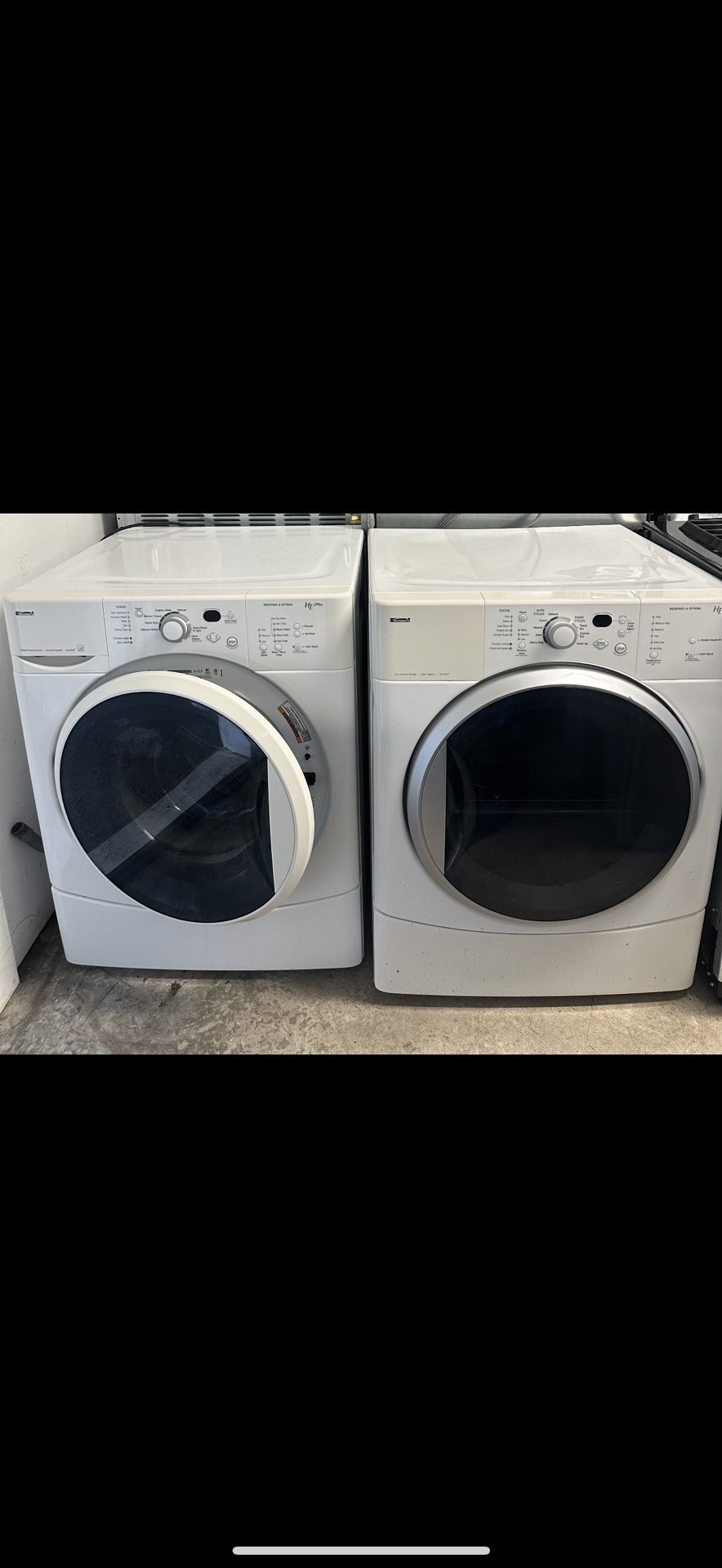 Kenmore he Front Load Washer And Electric Dryer