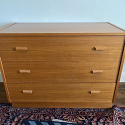 Danish Teak Dresser - 36" wide x 18" d x 28" high by ArtFurn -MCM 3 drawers Very good condition Cash only Pickup in San Francisco.  Bring a mover or s