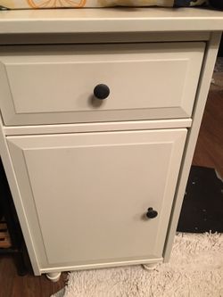 White desk or side table 26"tall 15"long
