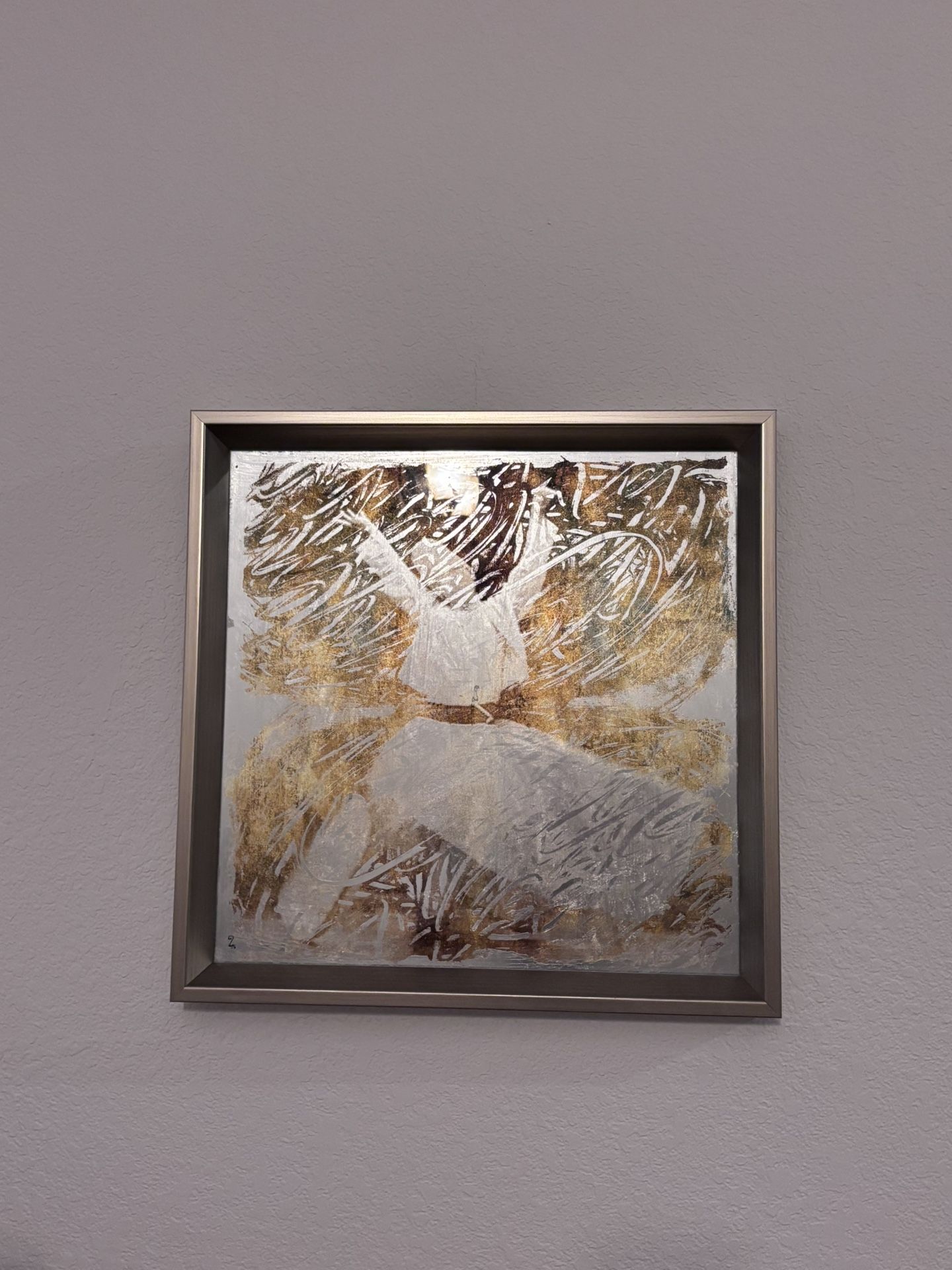 Golden Persian Framed Art