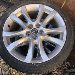 2015 Mazda6 / 225/45/r19 Tire And Rims